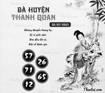 BÀ HUYỆN THANH QUAN 02/07/2023