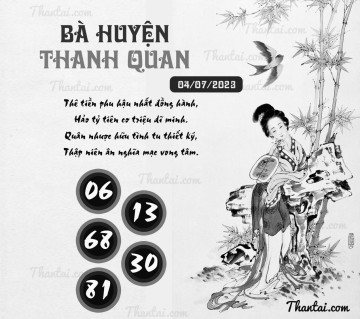 BÀ HUYỆN THANH QUAN 04/07/2023