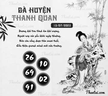 BÀ HUYỆN THANH QUAN 13/07/2023