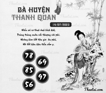 BÀ HUYỆN THANH QUAN 14/07/2023