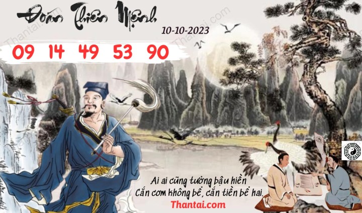 Đoán Thiên Mệnh 25/09/2023