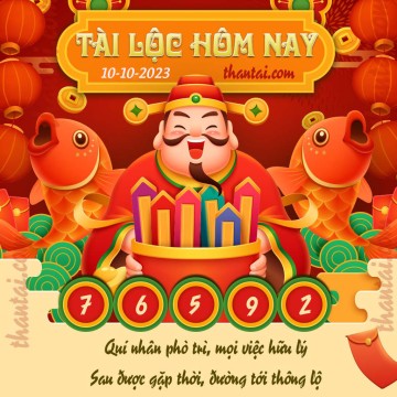 Tài Lộc Hôm Nay 10/10/2023