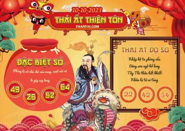 Thái Ất Thiên Tôn 10/10/2023