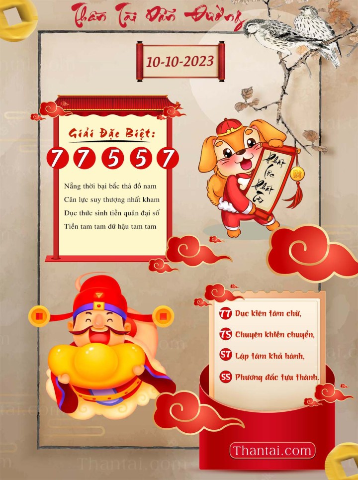 THẦN TÀI DẪN ĐƯỜNG 25/09/2023