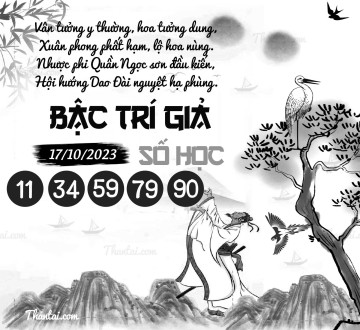 BẬC TRÍ GIẢ SỐ HỌC 17/10/2023