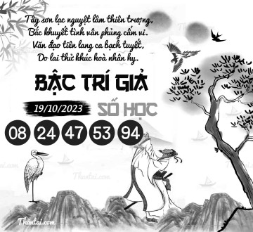 BẬC TRÍ GIẢ SỐ HỌC 19/10/2023