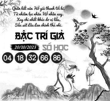 BẬC TRÍ GIẢ SỐ HỌC 20/10/2023