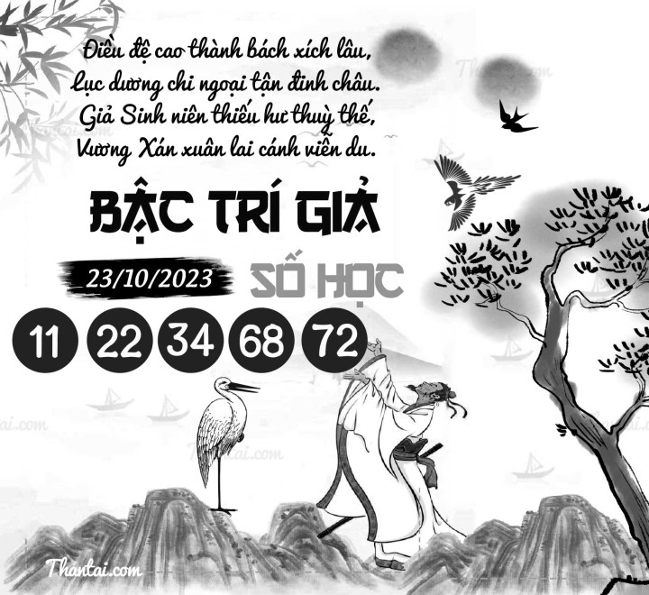 BẬC TRÍ GIẢ SỐ HỌC 08/10/2023