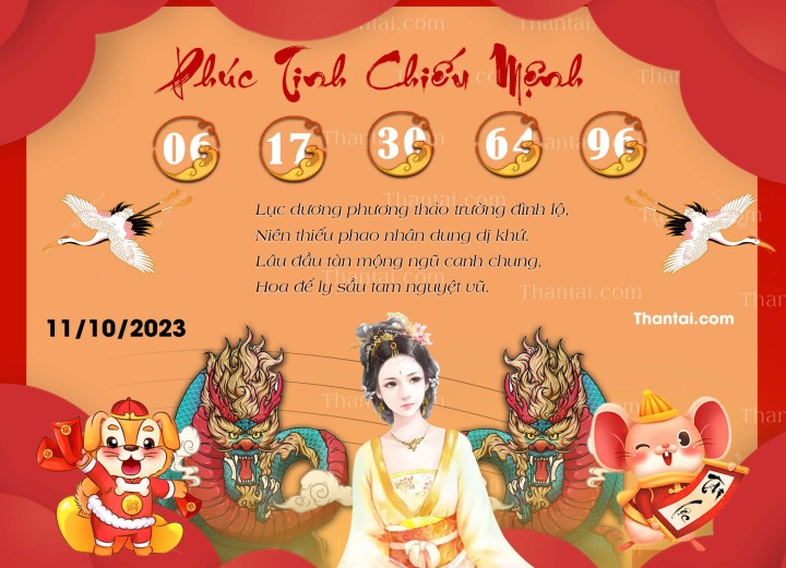 Phúc Tinh Chiếu Mệnh 26/09/2023