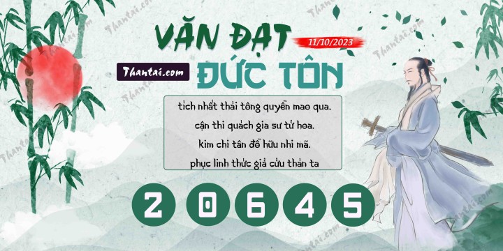 Văn Đạt Đức Tôn 26/09/2023
