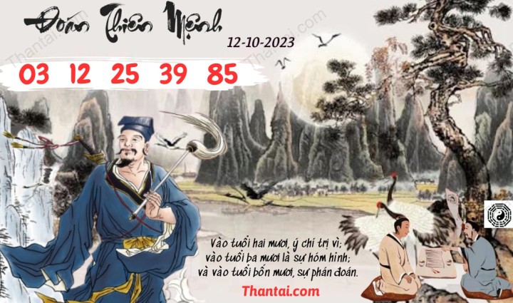 Đoán Thiên Mệnh 27/09/2023