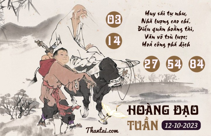 HOÀNG ĐẠO TUẦN 27/09/2023