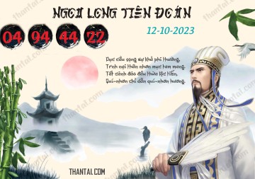 Ngọa Long Tiên Đoán 12/10/2023