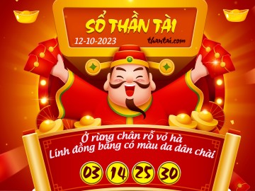 SỔ THẦN TÀI 12/10/2023