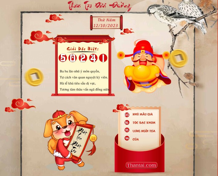 THẦN TÀI DẪN ĐƯỜNG 27/09/2023