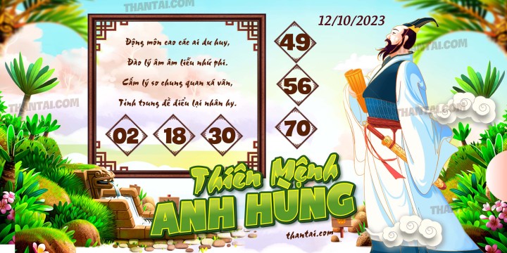 THIÊN MỆNH ANH HÙNG 27/09/2023
