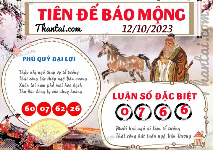 Tiên Đế Báo Mộng 27/09/2023