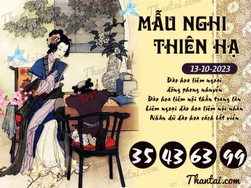 Mẫu Nghi Thiên Hạ 13/10/2023