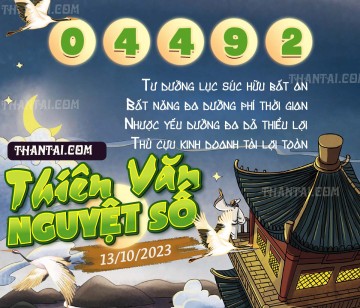 THIÊN VĂN NGUYỆT SỐ 13/10/2023