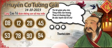 Huyền Cơ Tường Giải 14/10/2023