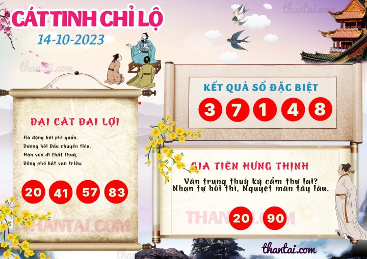 CÁT TINH CHỈ LỘ 29/09/2023