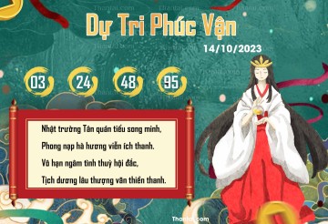 DỰ TRI PHÚC VẬN 14/10/2023