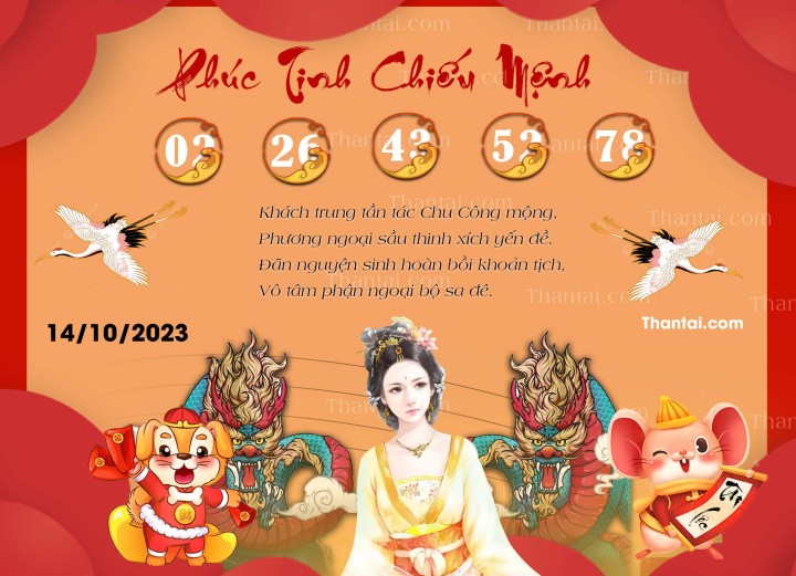 Phúc Tinh Chiếu Mệnh 29/09/2023