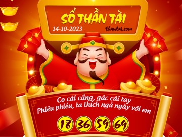 SỔ THẦN TÀI 14/10/2023