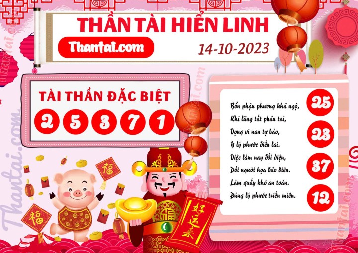 THẦN TÀI HIỂN LINH 29/09/2023