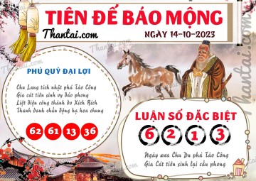 Tiên Đế Báo Mộng 14/10/2023