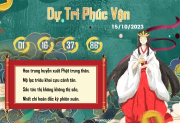 DỰ TRI PHÚC VẬN 15/10/2023