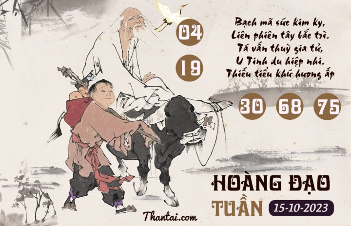 HOÀNG ĐẠO TUẦN 30/09/2023