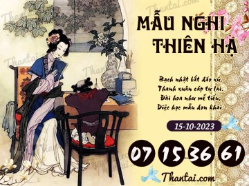 Mẫu Nghi Thiên Hạ 15/10/2023