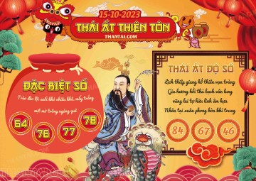 Thái Ất Thiên Tôn 15/10/2023