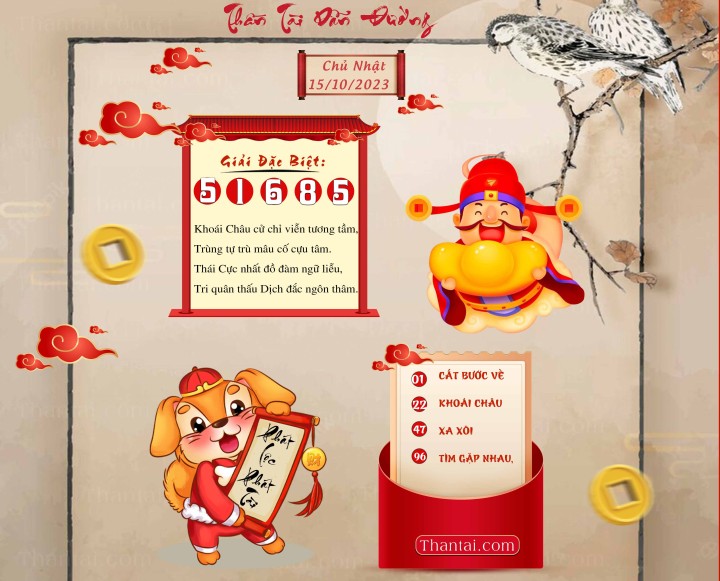THẦN TÀI DẪN ĐƯỜNG 30/09/2023