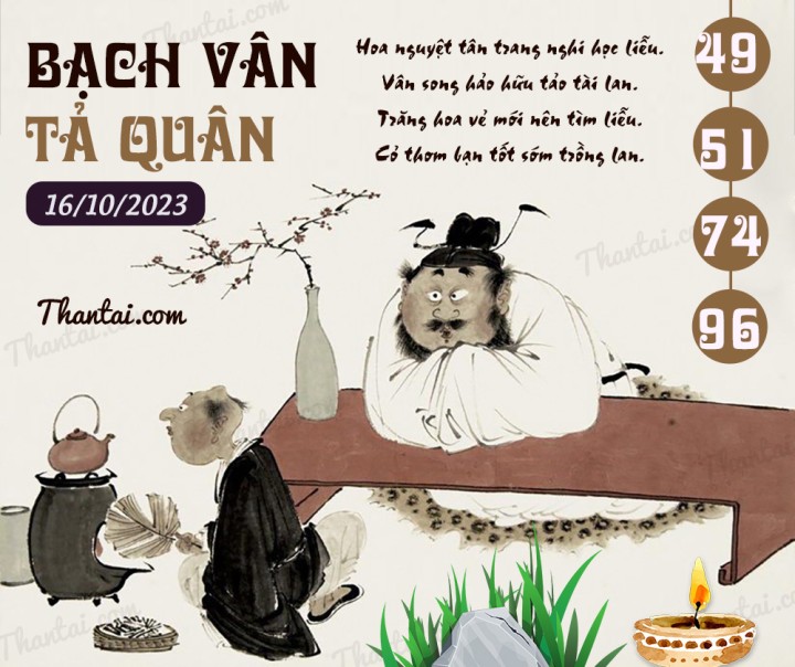 Bạch Vân Tả Quân 01/10/2023