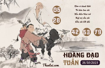 HOÀNG ĐẠO TUẦN 16/10/2023