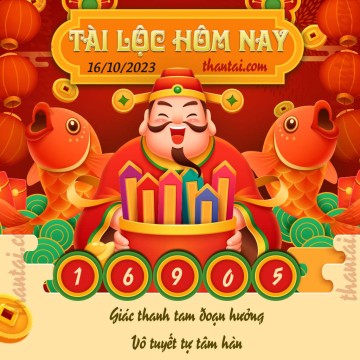 Tài Lộc Hôm Nay 16/10/2023