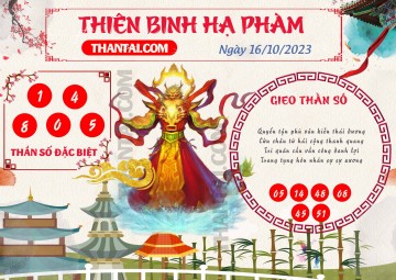 Thiên Binh Hạ Phàm 16/10/2023