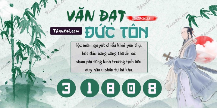 Văn Đạt Đức Tôn 01/10/2023