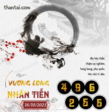 Vương Long Nhãn Tiễn 16/10/2023