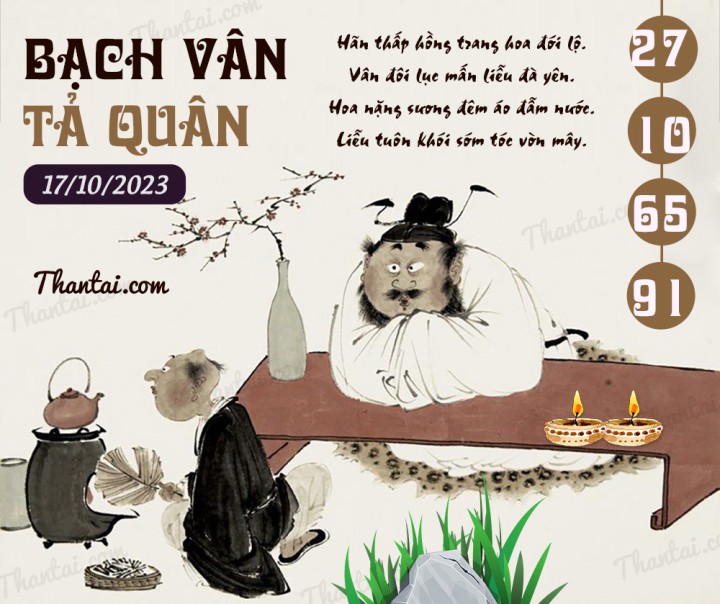 Bạch Vân Tả Quân 02/10/2023