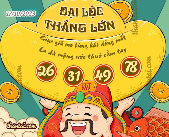 ĐẠI LỘC THẮNG LỚN 02/10/2023