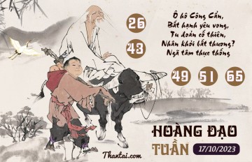 HOÀNG ĐẠO TUẦN 17/10/2023