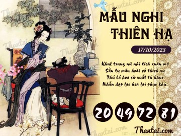 Mẫu Nghi Thiên Hạ 17/10/2023