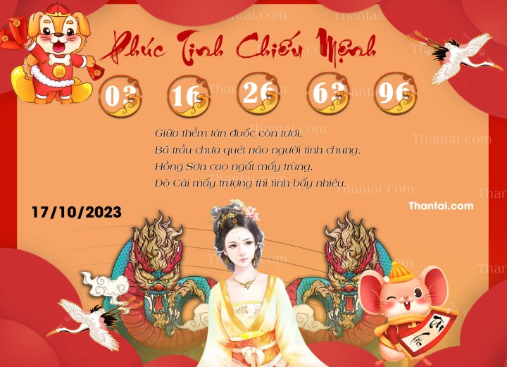Phúc Tinh Chiếu Mệnh 02/10/2023