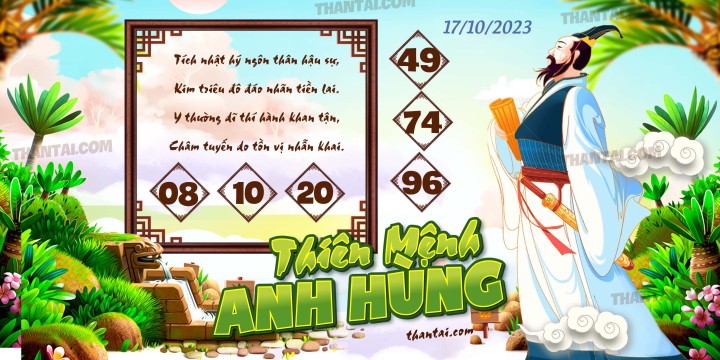 THIÊN MỆNH ANH HÙNG 02/10/2023