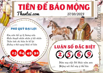 Tiên Đế Báo Mộng 17/10/2023