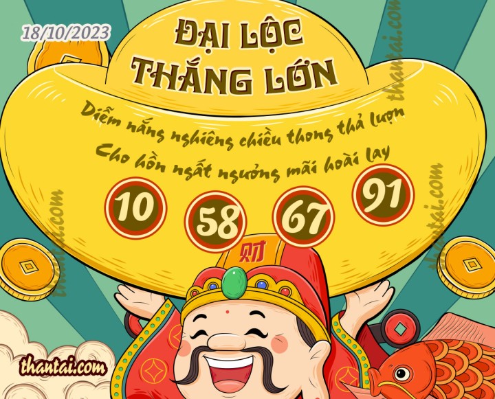ĐẠI LỘC THẮNG LỚN 03/10/2023