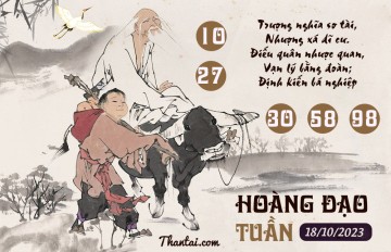 HOÀNG ĐẠO TUẦN 18/10/2023